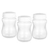 3 PCS Breastmilk Bottles with Leakproof Lid Wide Neck BPA-free 180ml/ 6.1oz Milk Collecting Storage Bottle for Home Work Travel