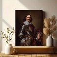 thumbnail image 6 of Classic Portrait Canvas Wall Art，Historical Decor for Living Room Bedroom Office Dining Room Hotel Lobby Study, 6 of 8