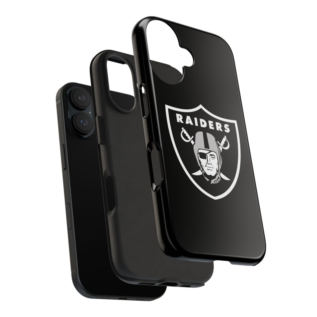 iPhone Tough Case - Raiders Star Las Vegas Oakland American Football Black - iPhone 16