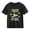 Black a2, variant on Cotton Shirts for Girls Trendy Crew Neck Graphic Tees School Uniform Short Sleeve Tops Lightweight Summer Blouses Size 3-10 Years