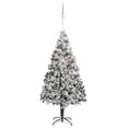 thumbnail image 1 of vidaXL Artificial Pre-lit Christmas Tree with Ball Set Green 240 cm PVC, 1 of 5