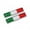 As shown, variant on DIY Metal Car Sticker - Italy National Flag Emblem