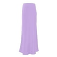 thumbnail image 4 of Sngxgn Skirt for Women Pleated High Waist Skater Skirt Skirts(Purple,S), 4 of 4