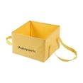 thumbnail image 1 of Cubo de agua plegable Cuenca de do ligero para acampar de pesca de jardinería Amarillo, 1 of 8