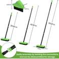 thumbnail image 6 of 3 in 1 Weeding Wire Metal Brush Tools, Concrete Scrub Deck Brush with Long Handle for Moss, Tough Stains on Paving, Garden, Patio, Pool, 6 of 6