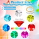 thumbnail image 2 of Juego de anillos dorados ZCYSRLQIN de 12 piezas con gemas acrílicas y bolsa, 2 of 7