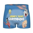 thumbnail image 4 of Looney Tunes Cartoons Mens Boxer Briefs Active Stretch Breathable Underwear, Comfortable Gym Boxer Briefs, 4 of 7