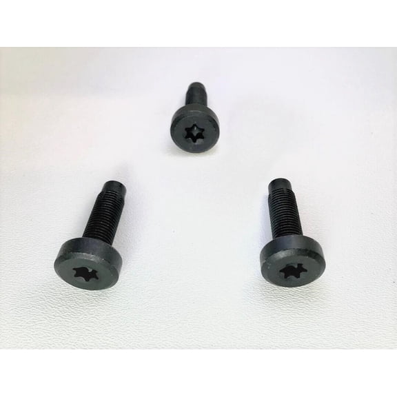 Jeep Wrangler YJ 87 to 91 Rear Seat Belt Lap Torx Bolts, Hardware Set (3 ea)