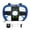 Blue, variant on Soccer Goal with Quick Assembly, Polyester Net & Steel Frame for Indoor/Outdoor Skill Drills