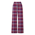 thumbnail image 6 of SELONE Girls Sweatpants with Wide Leg Sets Big Kids Plaid Thermal Drawstring Pants Elastic Waist Trousers Winter Outfits, 6 of 7