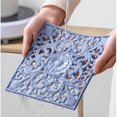 thumbnail image 5 of Trivets for Hot Dishes, Table, Countertop, Non-Slip Heat Resistant Modern Kitchen Teapot Trivet - Flexible Trivet Square, Hot Pads for Pots & Pans of 3 Grey18cm, 5 of 5