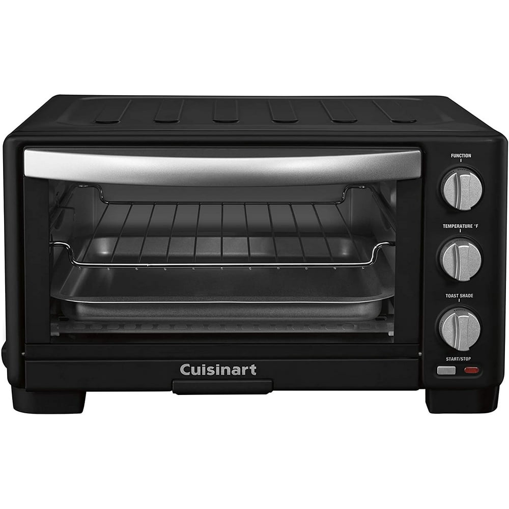 Cuisinart Toaster Oven Broiler, Matte Black, TOB1010MB