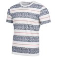 thumbnail image 2 of American Rag - Camiseta básica de rayas jaspeadas para hombre, color blanco, extragrande American Rag Camiseta básica, 2 of 2