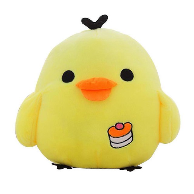 Small Yellow Chicken Figurine Big Fat Chicken Yellow Chick Cute Plush Toy Pillow Home