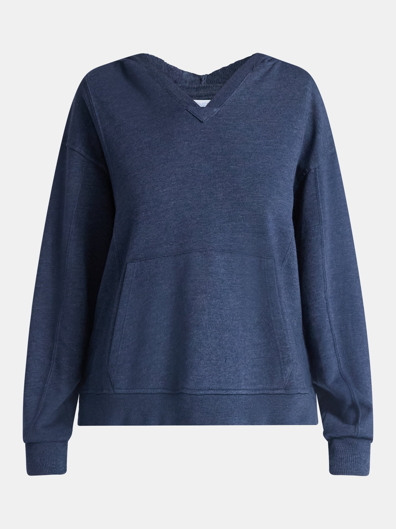 Time and Tru Women's Split Neck Hoodie, Sizes XS-3XL
