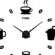 thumbnail image 4 of Reloj de pared acrílico DIY con pegatinas, silencioso, decorativo, funciona con pilas, sin tictac. Negro, 4 of 4