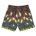 thumbnail image 7 of FORMRS Boys Swim Trunks Quick Dry Mesh Liner Boardshorts Sizes XS-XL, Red Christmas Light, 7 of 7