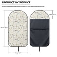 thumbnail image 7 of Uourmeti Car Seat Towel Cover, Compatible with SUV Sedan Van, Terry Cloth Car Seat Cover for Cars Drivers, Wildflower Butterfly Theme, 7 of 7