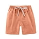 thumbnail image 4 of Odeerbi 2-13 Años Para Niños Niñas 2 Pcs Summer Cotton Linen Shorts Entrenamiento de Deportes Deportivos Atletismo Shorts Sólidos de Color Sólido, 4 of 8