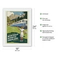 thumbnail image 2 of Switzerland - Montreux-Bernese Oberland Railway - The Chocolate Route - Vintage Travel Poster by Otto Baumberger c.1940 - Japanese Unryu Rice Paper Art Print (Unframed) 18 x 24 in, 2 of 4