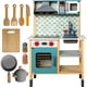 thumbnail image 5 of Cocinita Juguete Niña Madera 23pz Luz Sonido Pizarron Little monkey, 5 of 9