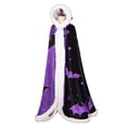 thumbnail image 4 of Cape d'Halloween pour Femmes, Cape Longue à Capuche Imprimée pour Tenue Décontractée, Tissu Polyester Doux avec Couverture Complète, 4 of 5