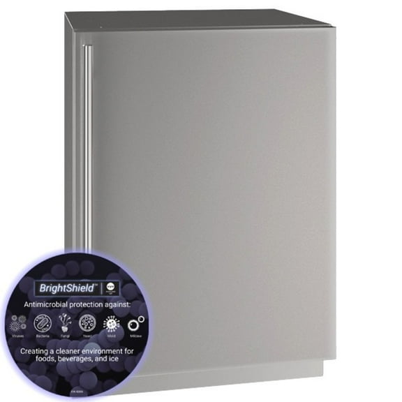 U-Line Uhre524-S81a 5 Class 24" Wide 5.2 Cu. Ft. Energy Star Certified Compact Freezerless