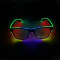 thumbnail image 5 of lunettes Led Lumineuses El Wire Rave Shutter Led Clignotantes Pour Ftes, Edm, Halloween, 5 of 5