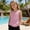 Pink, variant on Eltusu Girls Tank Tops, Comfort Crew Neck Cotton Summer Sleeveless T-Shirts Red Size 10-12 T