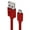 Red, variant on LeLuv® USB Cable for Rechargable iPump Head - Black