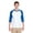 White/ Royal, variant on GILDAN G570 ADULT HEAVY COTTON 5.3 OZ. 3/4-RAGLAN SLEEVE T-SHIRT, White/ Royal, M