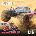 thumbnail image 2 of MJX HYPER GO 16207/16208/16209 1/16 RTR Brushless High Speed Electric 4X4 Off-Road Fast RC Car, Max 45km/h, RC Truck, Remote Control Gift for Adult, 2 of 7