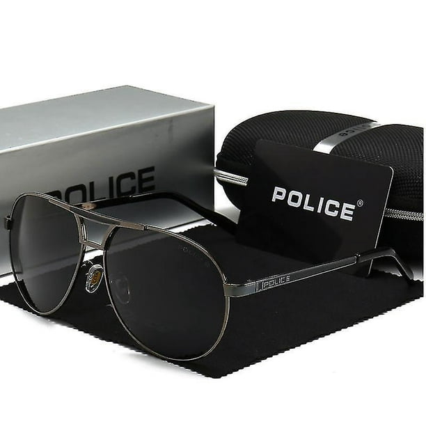 Saich Police Men's Polarized Uv400 Sunglasses Aviator Glasses Driving Glasses