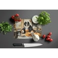 thumbnail image 4 of Saint Bernard Fall Kitchen Pumpkins Glass Cutting Board Large 12 in x 15 in, 4 of 5