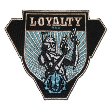 Star Wars Clone Wars Loyalty Embroidered Iron On Patch