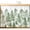 Green, variant on Green Pine Tree Sink Skirt 10"W x 11"L, Dustproof Under Sink Curtain Skirt for Bathroom Kitchen, Vintage Watercolor Botanical Adhesive Short Vanity Curtains Cover for Laundry Room Closet Shoe Rack