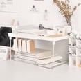 thumbnail image 4 of Étagère de Rangement pour Dortoir Étagère de Rangement Solide en Métal PP Pliable Style Simple pour Bureau à Domicile, 4 of 5