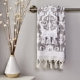 thumbnail image 5 of Toalla de mano SKL Home Mirage Fringe, 100% algodón turco (paquete de 2), 5 of 5