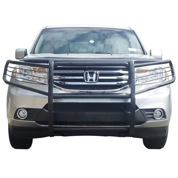 BLACK HORSE 17H151400MA Black Grille Guard, 1 Pack Fits select: 2009-2015 HONDA PILOT