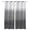 Gray, variant on Teal Gray Ombre Blackout Curtains for Bedroom Living Room Darkening Curtains 54 Inch Long Modern Abstract Art Striped Gradient Short Curtain for Small Window Treatment Grommet Drapes 52"x54"x2