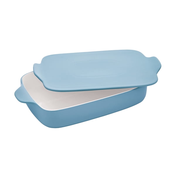 Gres vitrificado rectangular Baker KitchenAid, terciopelo azul