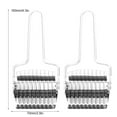 thumbnail image 2 of LAFGUR Manual Noodle Cutter,2pcs Dough Noodle Bread Pie Cake Pastry Lattice Roller Bake Cutter Kitchen Baking Tool,Noodle Cutter, 2 of 8