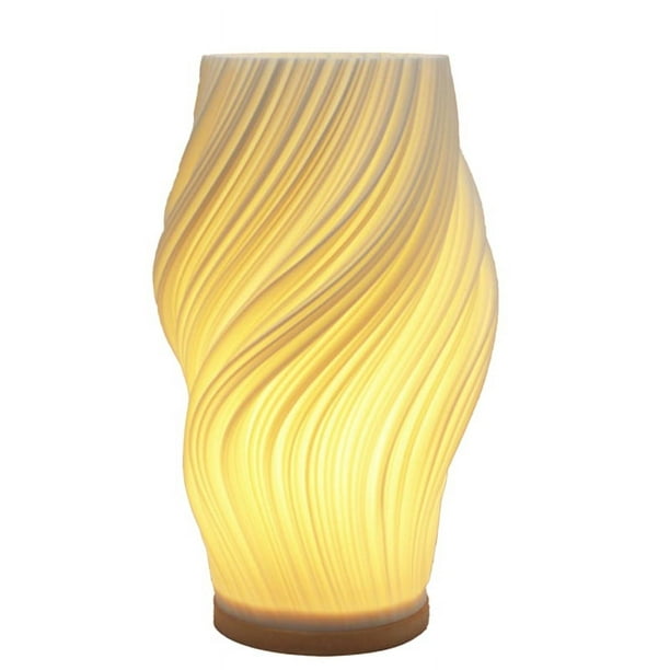 Lámparas de Noche para Mesita de Noche, Lámpara de Noche Pequeña A Rayas Vintage para Estudio y Decoración, Breeze F