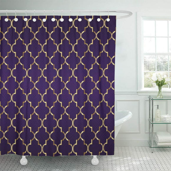 Moroccan Shower Curtains, Moroccan Print Shower Curtain