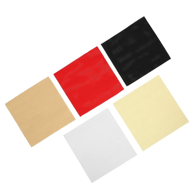 Phenofice 5pcs Cross Stitch Fabric Cloth For Embroidery Projects Light Ginger For Needlework And Diy Crafts