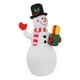 thumbnail image 5 of Muñeco de nieve inflable de Navidad, muñeco de nieve inflable de Navidad de 1,5 m Muñeco de nieve inflable de Navidad Decoración inflable de Navidad Construcción robusta, 5 of 12
