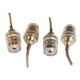 thumbnail image 3 of 4 conectores de poste de conexión, conector banana de 4 mm, adaptador de poste de cableado de desconexión rápida, terminal de altavoz, conector, 3 of 8