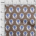 thumbnail image 2 of oneOone Cotton Cambric Light Brown Fabric Asian Block Craft Projects Decor Fabric Printed By The Yard 56 Inch Wide, 2 of 4