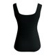 thumbnail image 4 of Camiseta sin mangas ajustada de color liso con cuello cuadrado para mujer - Camisola sexy sin espalda - Tejido de punto suave - Perfecta con vaqueros/faldas - Tallas S-XXL, 4 of 5