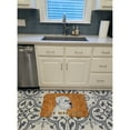 thumbnail image 3 of Carolines Treasures SS4887RUG White Boxer Wipe your Paws Machine Washable Memory Foam Mat 19 X 27" multicolor, 3 of 4